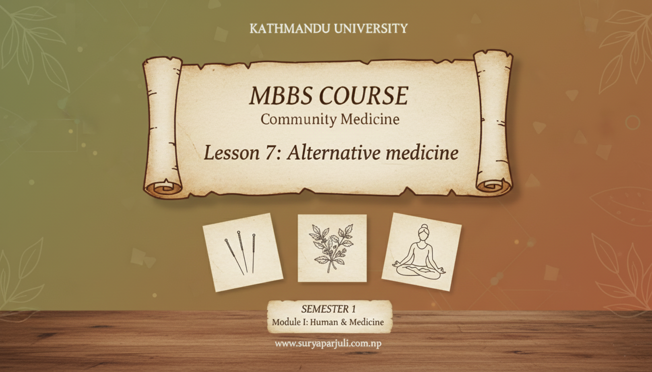 Alternative medicine